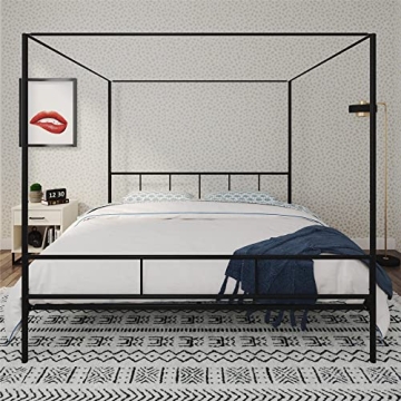 Novogratz Modern Four Poster Bed for Today’s Stylish Bedrooms