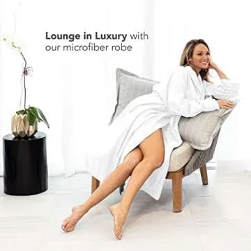 Luxury Women's Microfiber Bathrobe by BOCA
