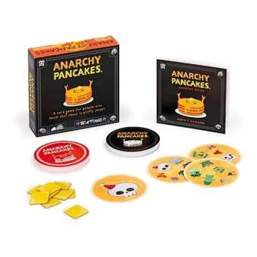 Exploding Kittens Anarchy Pancakes 2-6 Players - Ages 7+ - 5 Minutes to Play - Strategic and Chaotic Card Game - Party Game, Ideal for Family Night, Kids and Adults