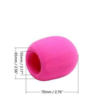 Fielect 2Pcs Microphone Covers Foam Mic Cover Handheld Microphone Windscreen Shield Mic Foam Filter ...