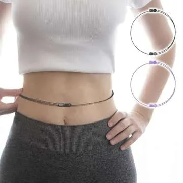 LHNYUNZY Adjustable Elastic Band Crop Tool for Sweater & Shirt (White, Large)