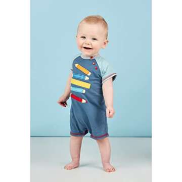 Mud Pie Baby Boy Shortall for Back to School Fun