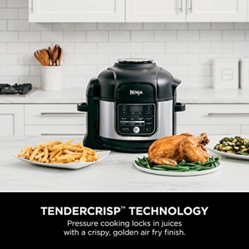 Ninja Foodi 10-in-1 Cooker Air Fryer 6.5 Quart Stainless Steel