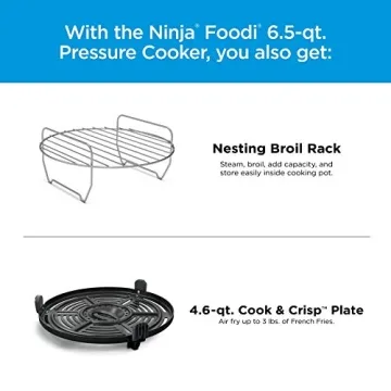 Ninja Foodi 10-in-1 Cooker Air Fryer 6.5 Quart Stainless Steel