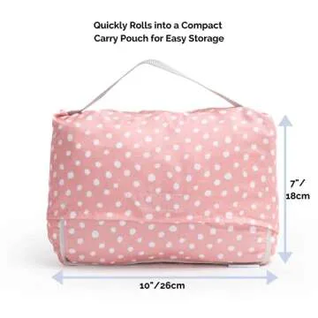 Suessie Shopping Cart Cover and High Chair Cover, Pink Dots