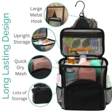 Essential Portable Shower Caddy for College Students