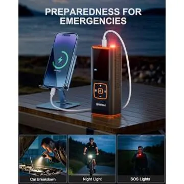 Portable Tire Inflator, 6X Faster 180 PSI Compressor