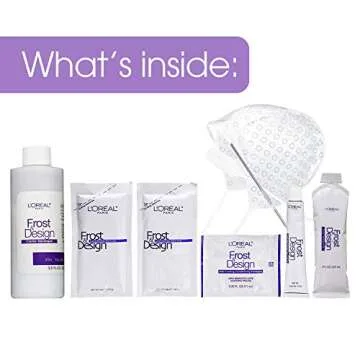 L'Oreal Paris Frost and Design Cap Hair Highlights For Long Hair, H85 Champagne, 1 kit