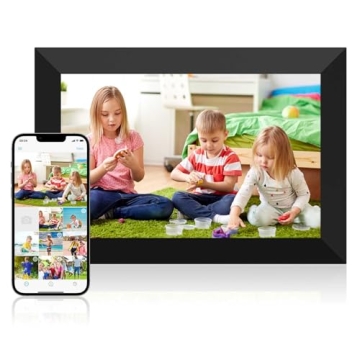 Dasfiwo 10.1 Inch WiFi Digital Picture Frame, 1280x800 HD IPS Touch Screen Cloud Smart Photo Frames,...