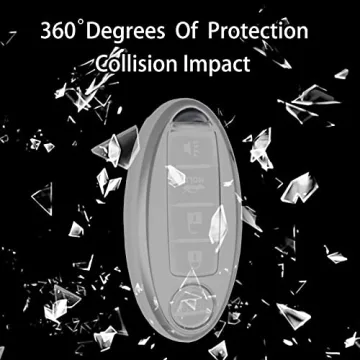 WORCAS Key Fob Cover for Infiniti Nissan Durable Style