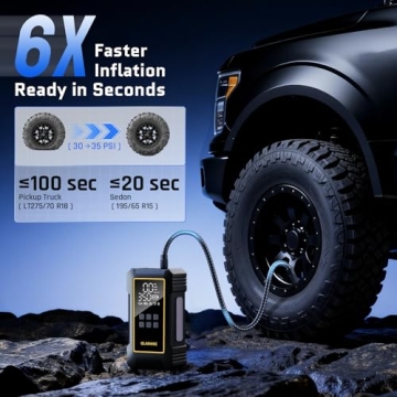 OlarHike Powerful 12000mAh Heavy Duty Tire Inflator