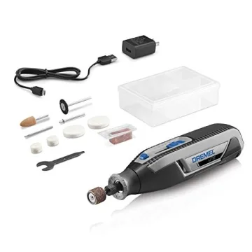 Dremel Lite 7760 N/10 Cordless Rotary Tool - Variable Speed Multi-Purpose Kit for Crafting