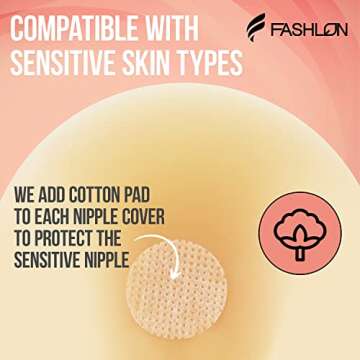 FASHLON Silicone Nipple Covers | Reusable & Ultra-Thin