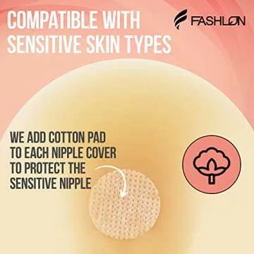 FASHLON Silicone Nipple Covers | Reusable & Ultra-Thin