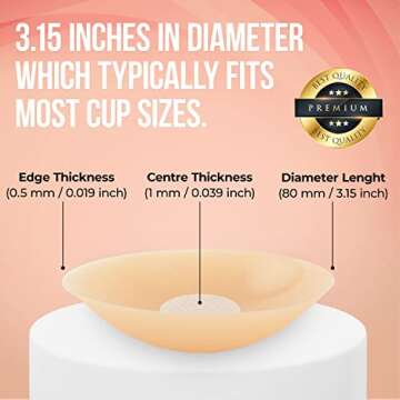 FASHLON Silicone Nipple Covers | Reusable & Ultra-Thin