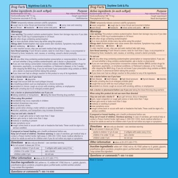 Amazon Basic Care Cold and Flu Relief Softgels 48 Count