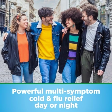 Amazon Basic Care Cold and Flu Relief Softgels 48 Count