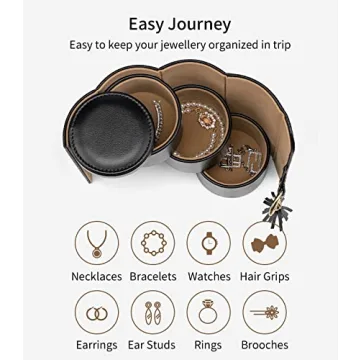 Vlando Travel Jewelry Case for Stylish Travelers
