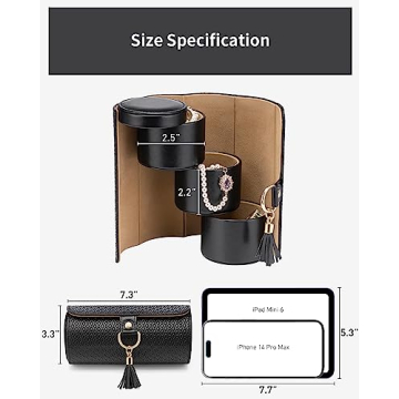 Vlando Travel Jewelry Case for Stylish Travelers