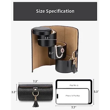 Vlando Travel Jewelry Case for Stylish Travelers
