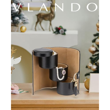 Vlando Travel Jewelry Case for Stylish Travelers