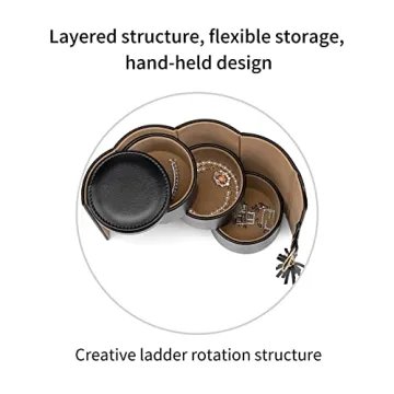 Vlando Travel Jewelry Case for Stylish Travelers