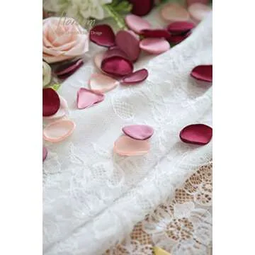 Floroom 300 Silk Rose Petals for Weddings and Events
