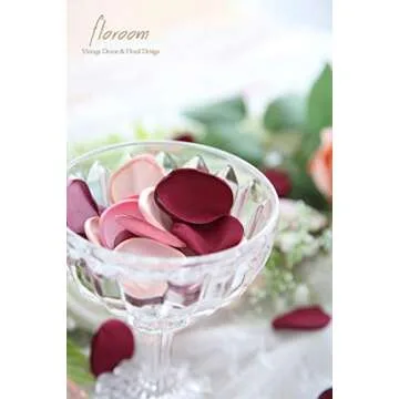 Floroom 300 Silk Rose Petals for Weddings and Events