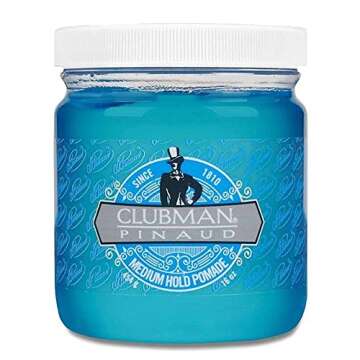 Clubman Pomade Large, Medium Hold, 16 Ounce