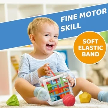LiKee Montessori Shape Sorter for Fine Motor Skills