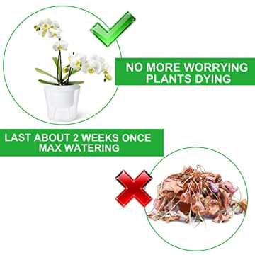 MNKNENG 12 Pack Self Watering Pots for Indoor Plants 4.3 Inch Small Self-Watering Planter Pots with Water Level Indicator, Clear Plastic Round Plant Pots for Succulent, Flower, Herb,Office Home Decor