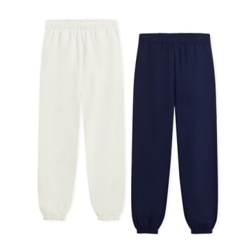 KUT & SO Womens Oversized Sweatpants 2-Pack – High Waisted Premium Midweight Fleece Joggers – Co...