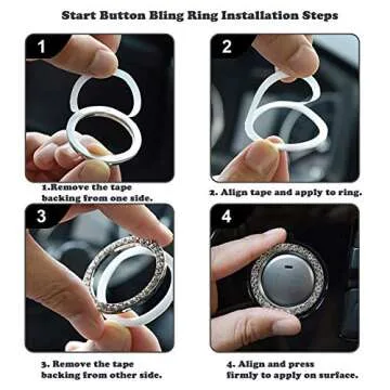 Valleycomfy Leather Seat Belt Shoulder Pads - Bling Set