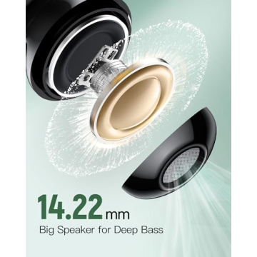 CAPOXO N7 Wireless Earbuds, Bluetooth Earbuds Headphones 78hrs Long Lasting Earphones IPX7 Waterproof Headset with Wireless Charging Case & Built-in Stereo Mic for Android iOS, Black