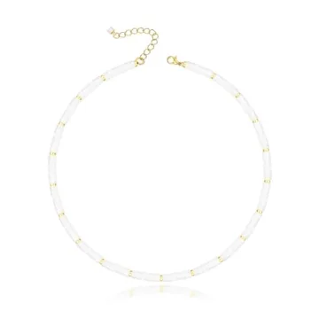 Elegant MIDDLUX Shell Choker Necklace - Timeless Beach Jewelry for Women