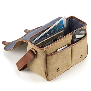 Evecase Classic Camera Bag - Stylish DSLR Shoulder Case