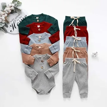 Ledy Champswiin Newborn Baby Clothes Set for Infants 0-24 Months