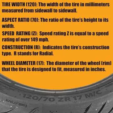 Continental ContiRoadAttack 4 GT 120/70ZR17 Front Sport Touring Motorcycle Tire - Enhanced Wet & Dry Weather Performance, Superior Grip, and Outstanding Durability 120/70-17