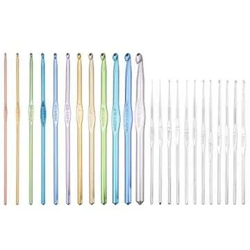 51-Piece Crochet Hooks Set, Durable Tools for All