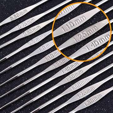 51-Piece Crochet Hooks Set, Durable Tools for All