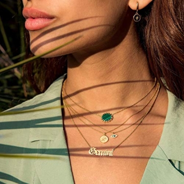 Gorgeous Virgo Zodiac Necklace Gold Plated Pendant Gift