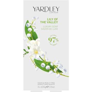 LILY OF THE VALLEY - Yardley Of London LUXURY SOAP PACK 3 X 3.5 oz