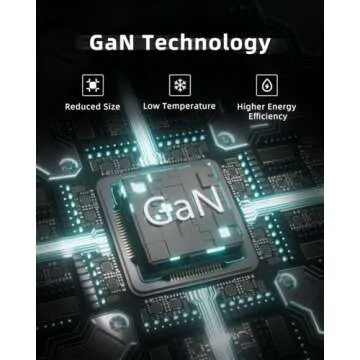 GravaStar 65W USB C Charger, Alpha65 Robot Fast GaN Charger Block, 3-Port Fast Charger, Foldable Wall USB C Charger for iPhone, MacBook, iPad, Laptop, Steam Deck, Gifts for Men (65W, Gray)