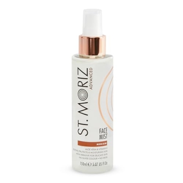 St. Moriz Advanced Self Tanner Face Mist, Sunless Tanning Spray - Quick Tan Clear Bronzing Spray wit...