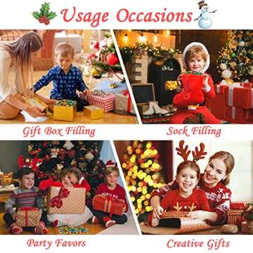 300 Pieces Christmas Mini Erasers Assortment Snowman Elk Christmas Tree Erasers Pencil Erasers Bulk for Party Favor Gift Filling Home School Work Reward