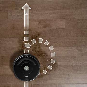 iRobot Roomba 614 Robot Vacuum- Good for Pet Hair, Carpets, Hard Floors, Self-Charging, Black