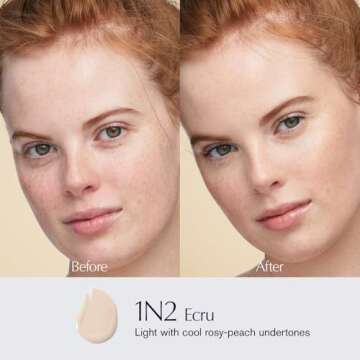 Estée Lauder Futurist Hydra Rescue Moisturizing Foundation SPF 45 for a 12-Hour Glow, 1.2 Fl Oz, 1N...