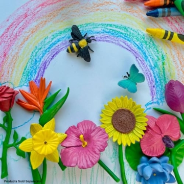 Safari Ltd Flower Figurines Educational Toy for Kids