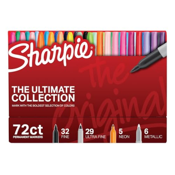 Sharpie Permanent Markers Ultimate Collection, Ultra Fine And Fine Tip Markers, Great For Teacher An...