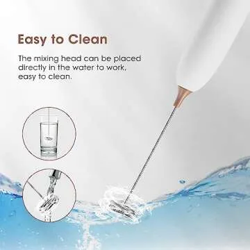 HeTian Electric Milk Frother – Quick & Versatile Blender